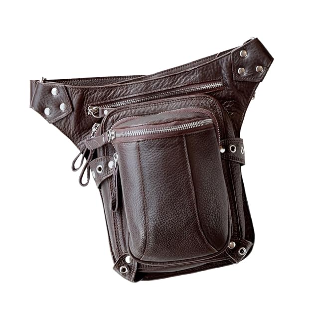 KMRii studded leather belt pouch | PAY ID