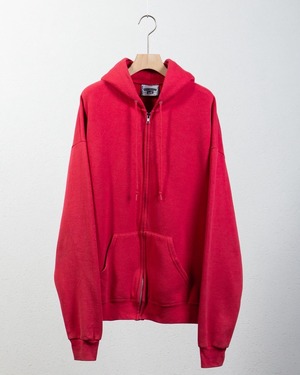 "Lee" good faded zip-up sweat hoodie