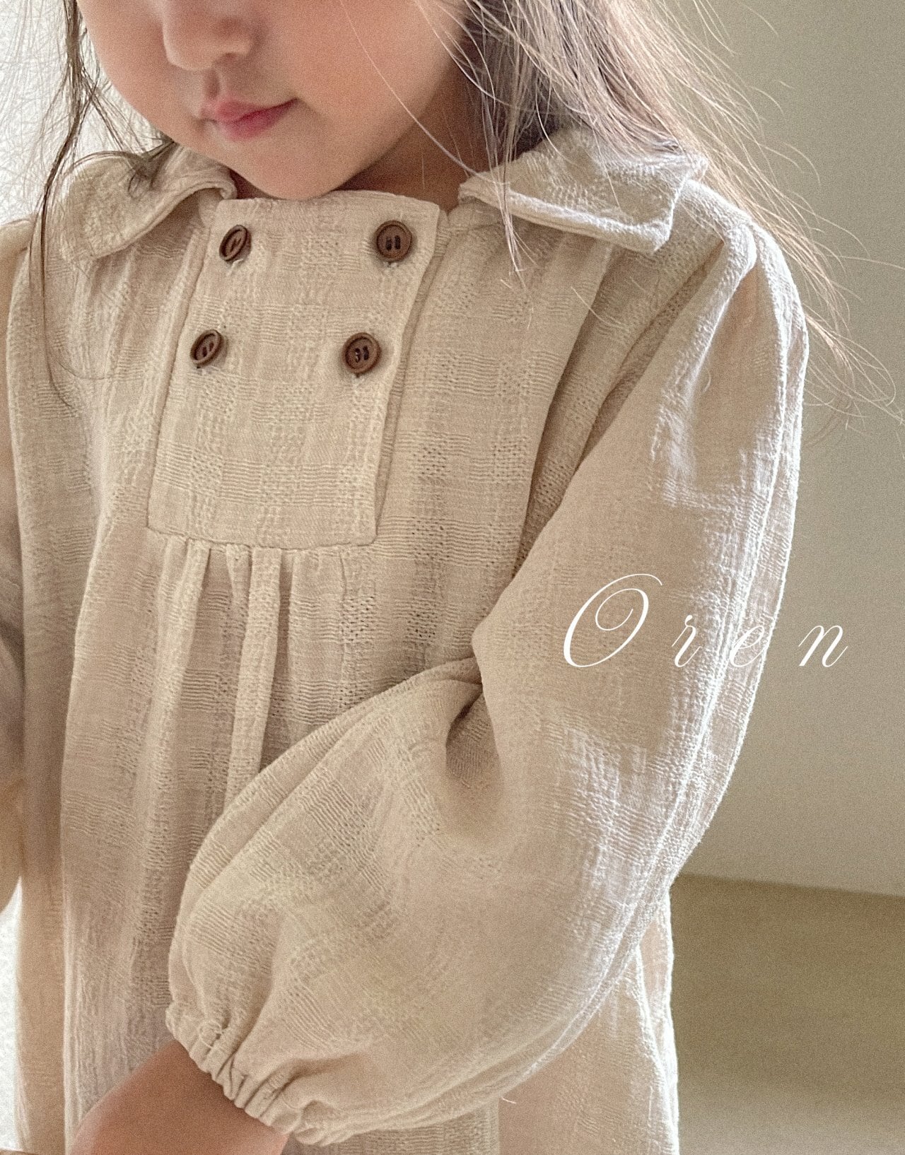 即納《OREN》 Nunu Jacquard Double Dress ラストMのみ | WHIMSY