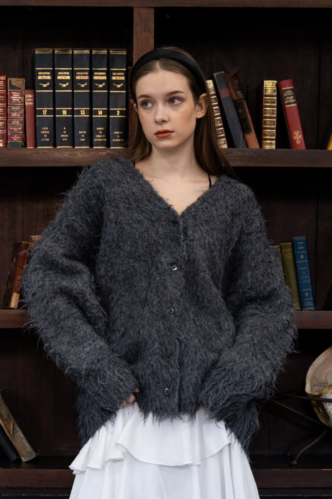 Shaggy Knit Cardigan