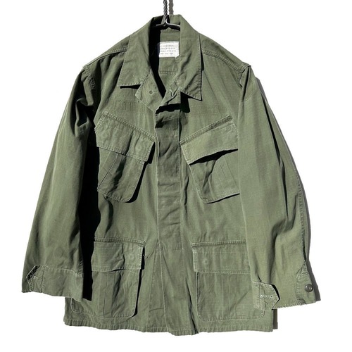 [USARMY] Jungle Fatigue Ripstop Military Jacket X-Small-Short [1969s] Vintage Jungle Jacket 5th-Type