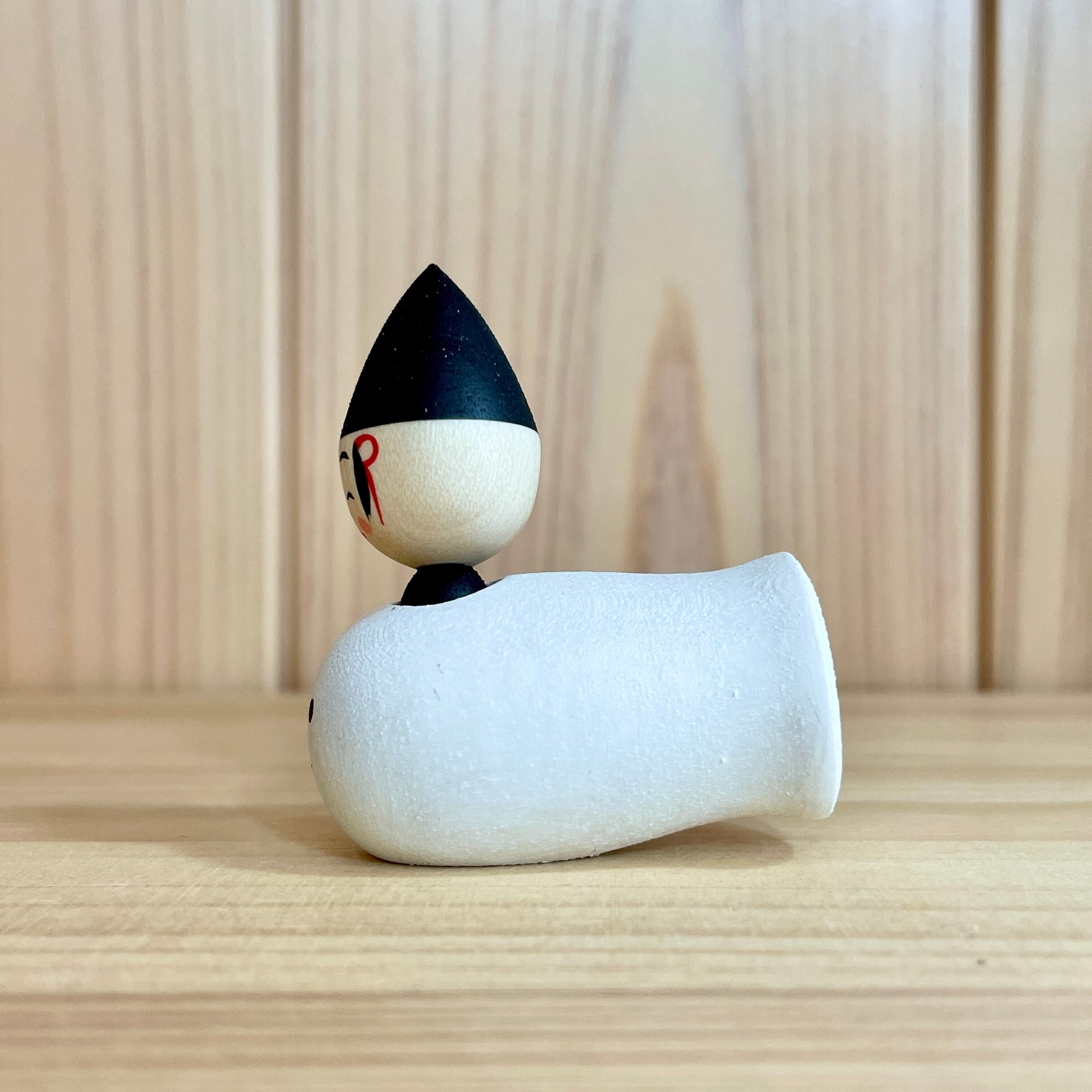 鈴木明工人：作並系】こけし ハロウィン おばけ：5cm N6AS-262