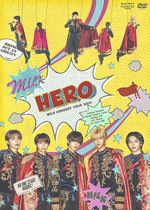 【ホログラムトレカ付】M!LK「M!LK CONCERT TOUR 2024 『HERO』 (通常盤)」DVD