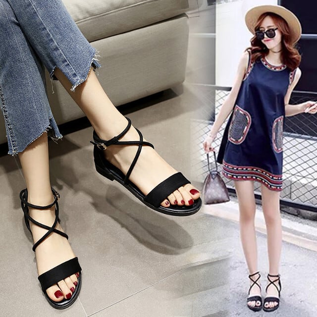 サンダル レディース スリッパ フラットサンダル ローヒール チェーン おしゃれ かっこいい ブラック/アプリコット 22cm/22.5cm/23cm/23.5cm/24cm/24.5cm/25cm/25.5cm