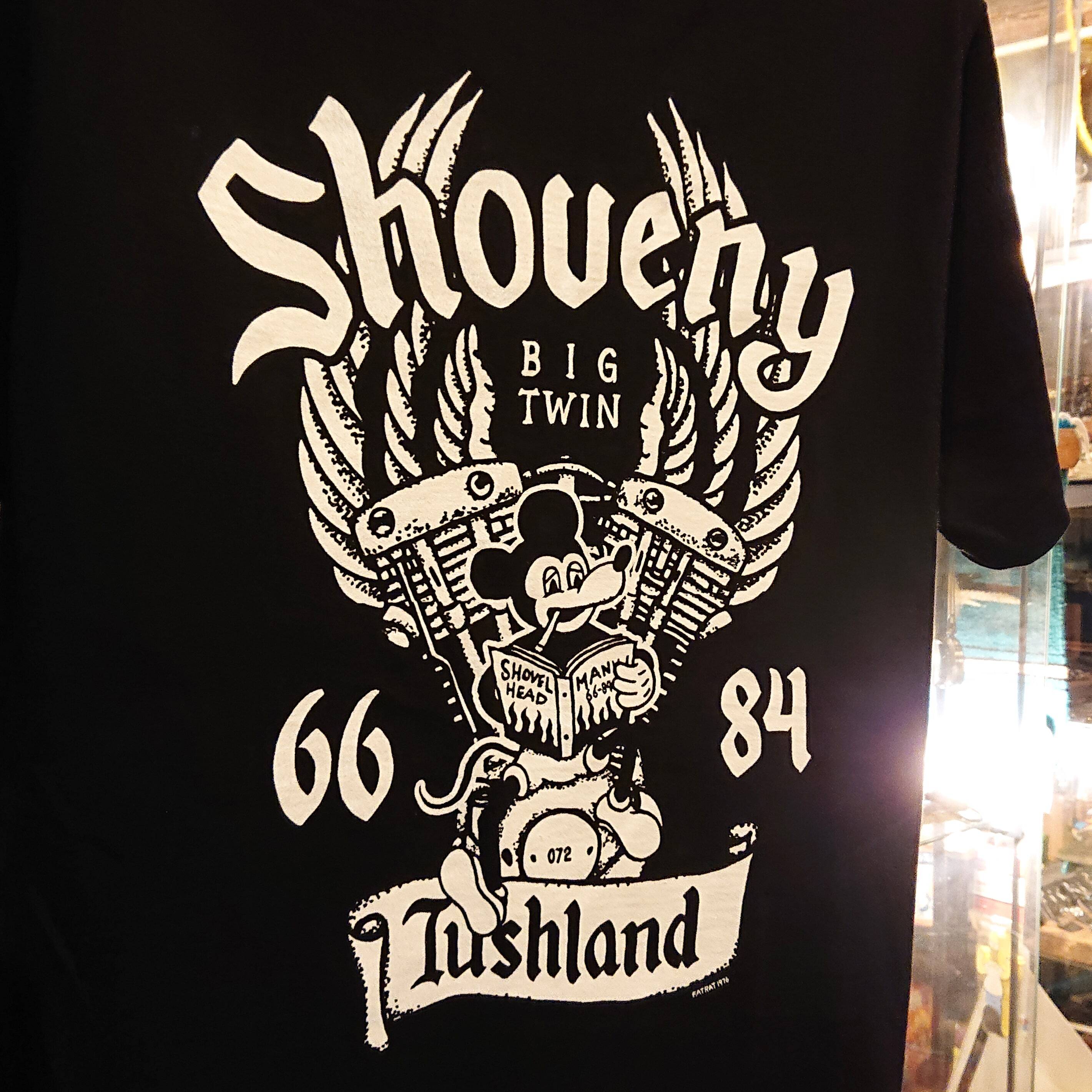 Shoveny 2nd T-shirt Black Body 3800yen ショベニーブラック TUSH GENERAL STORE
