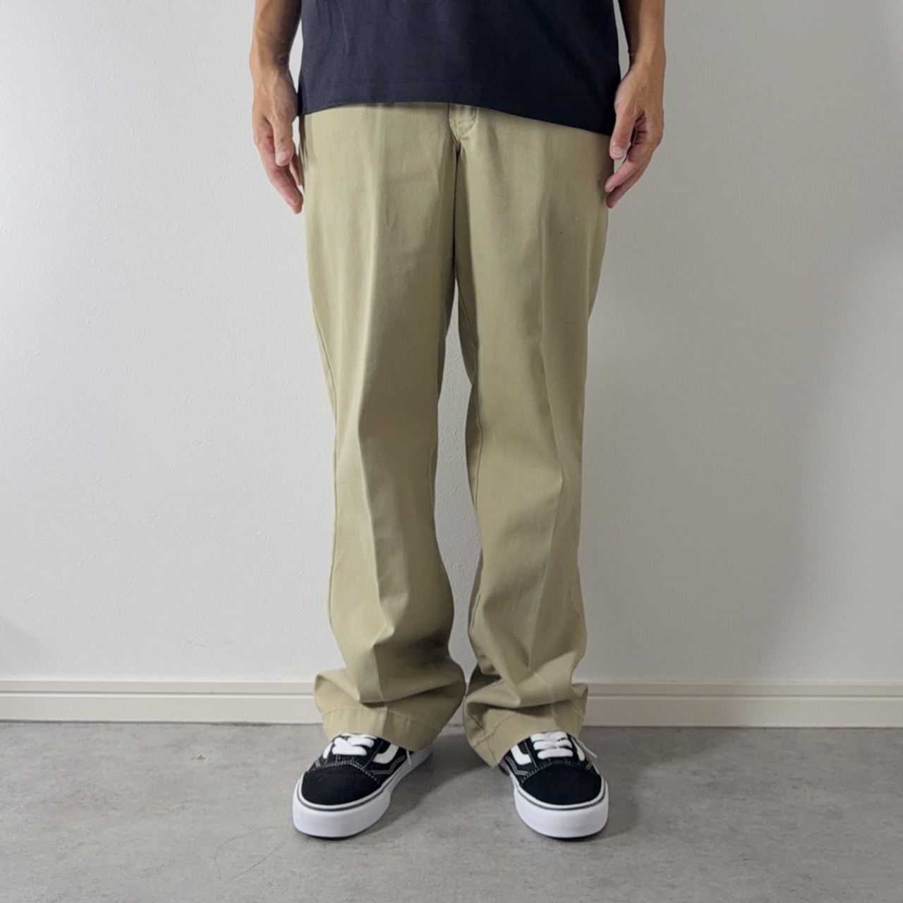 80s Dickies 874 work pants "made in USA" beige [W31L31相当] 古着 - 18