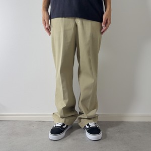 80s Dickies 874 work pants "made in USA" beige [W31L31相当] 古着