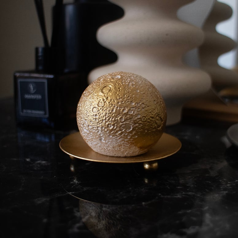 人気No.1】tiny moon stone《夜を灯す 月のアロマストーンオブジェ》火