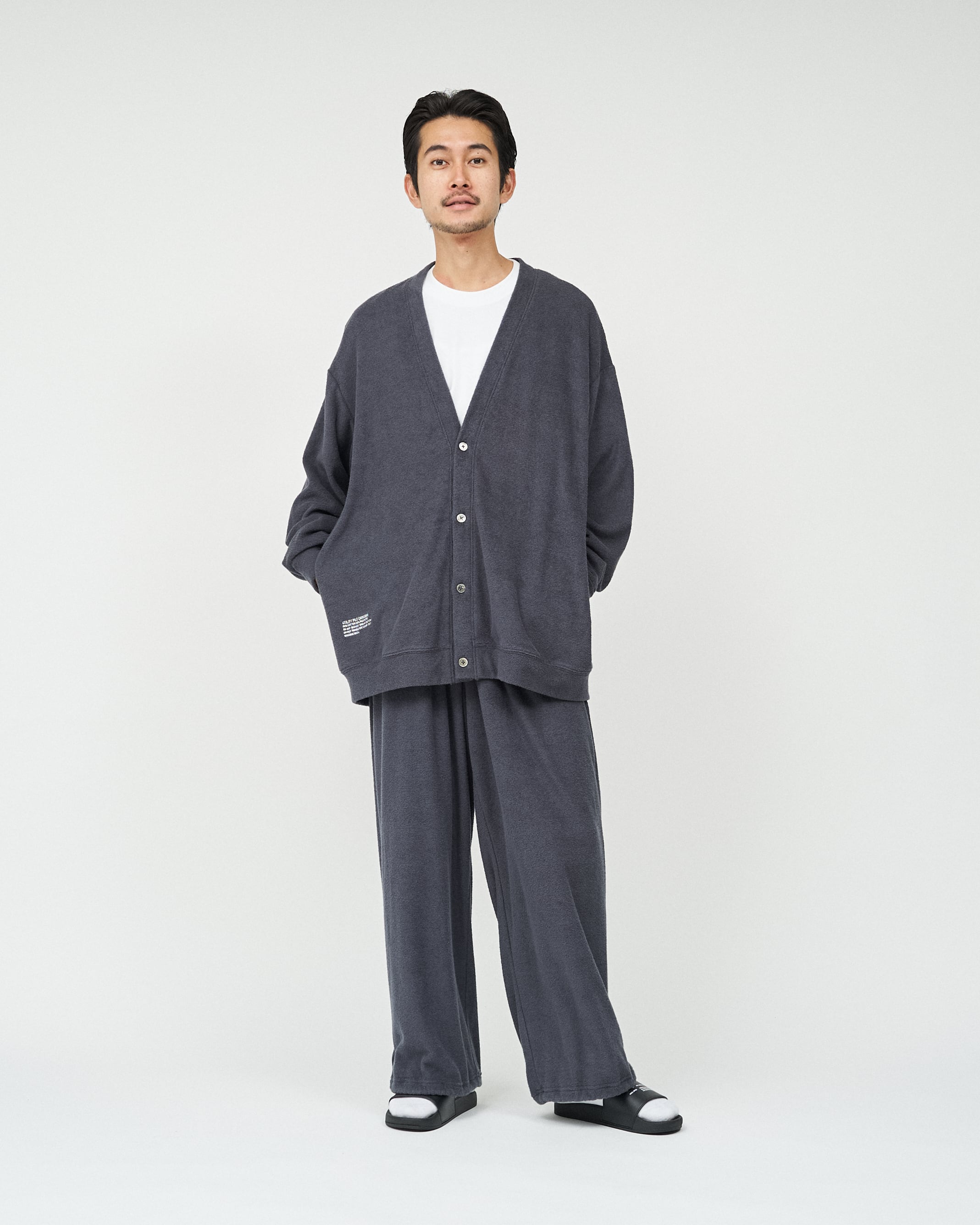 ReFresh!Service.｜UTILITY PILE CARDIGAN SET-UP | 眠家オンラインストア