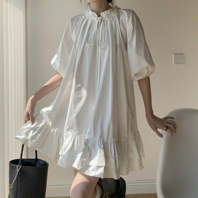 Flare shirt dress　B502