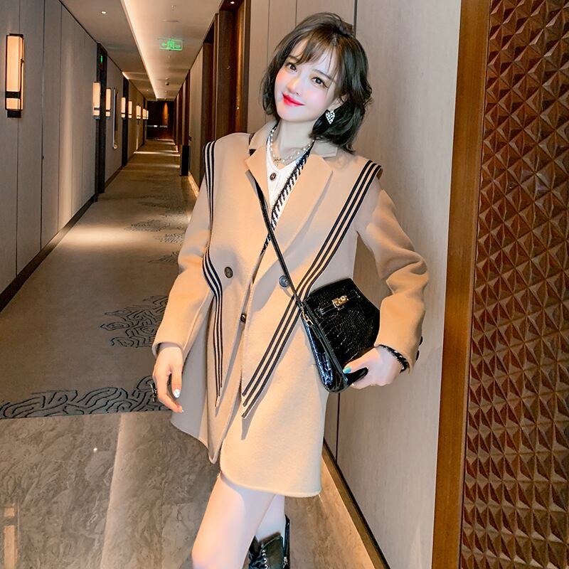 ストライプジャケット ウィンター 冬物 ステッチ MIUCO4388522696