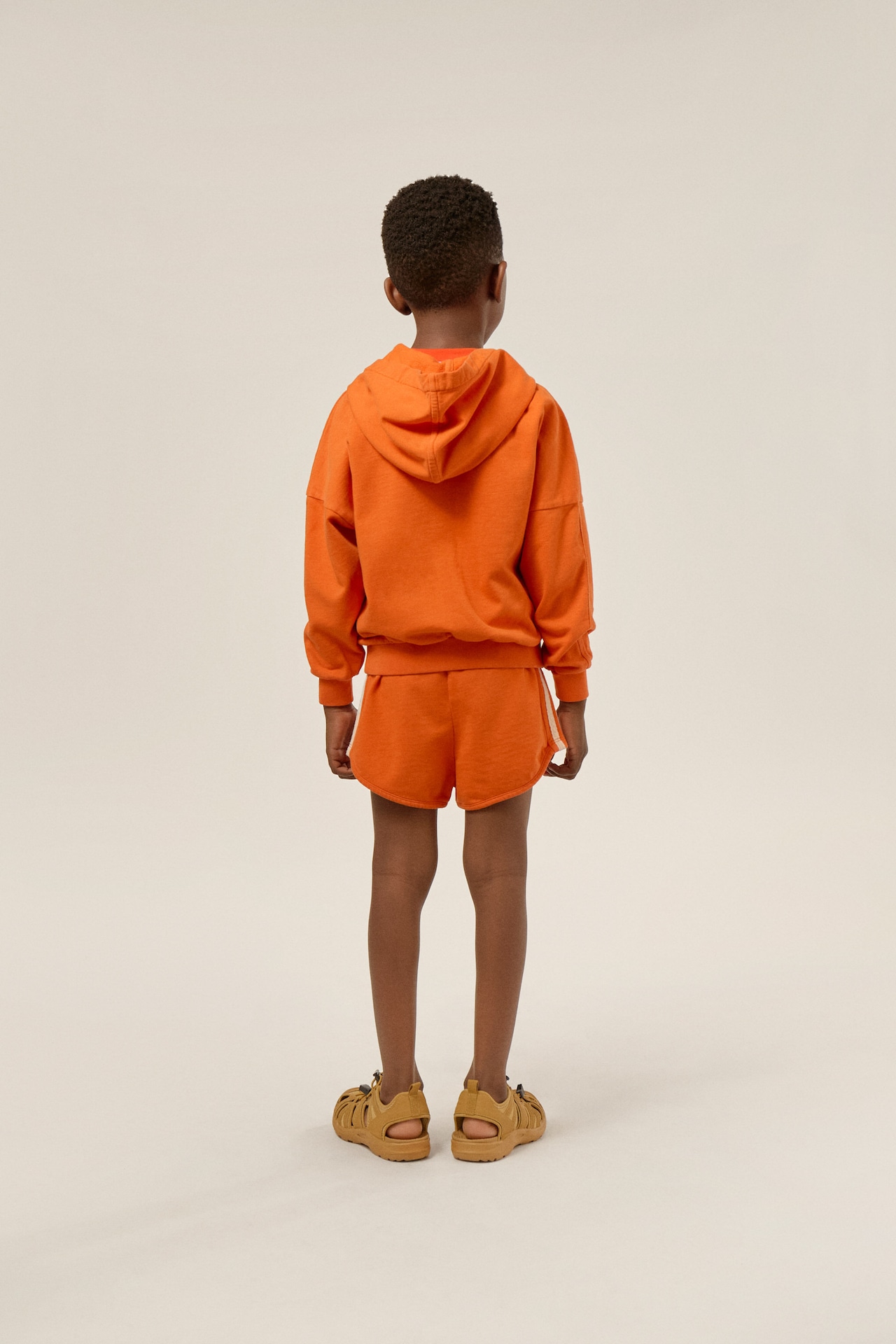 the campamento / Orange Washed Kids Shorts