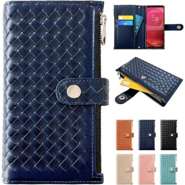Galaxy a30 scv43 ケース 手帳型ケース カバー 手帳型 scv43ケース scv43カバー scv43手帳 scv43手帳型 galaxya30 ギャラクシー ギャラクシーA30 スマホカバー おしゃれ 編み込み スマホケース NB ネイビー 1964