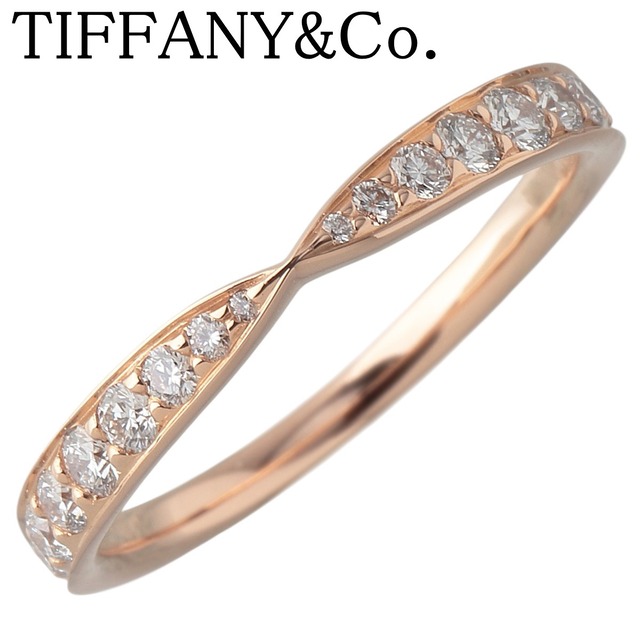 ティファニー ハーモニー ダイヤ リング ビーズセット 5号 AU750PG  