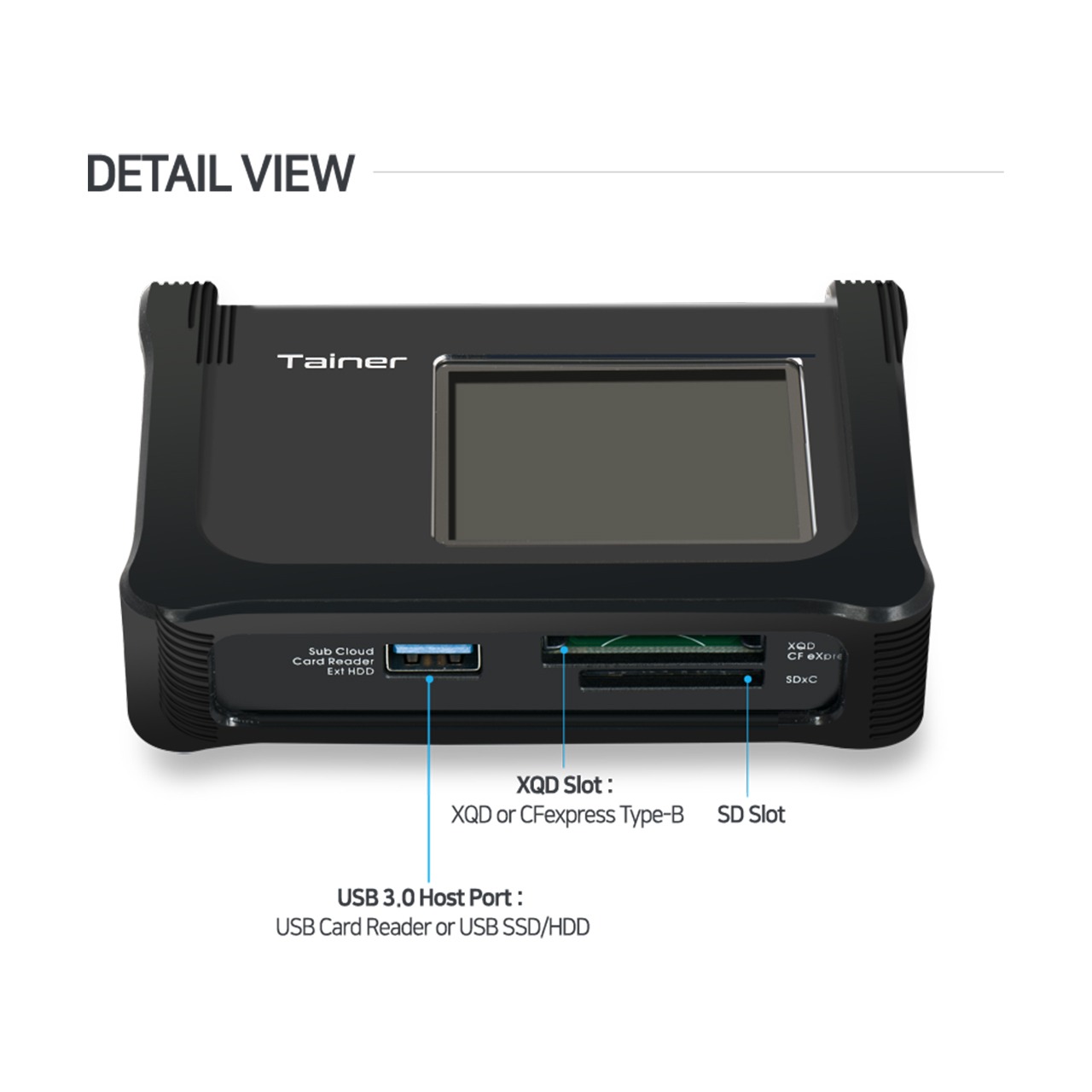 TAINER PLUS 2TB オールインワンポータブルバックアップストレージ (2TB SSD付き)