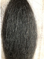 ヤクの毛 黒 24cm(約9.5inch) 10g
