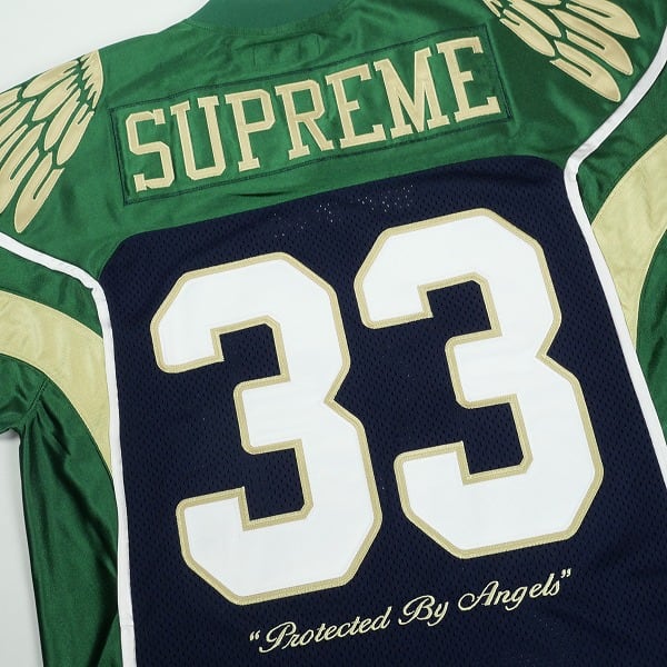 Size【M】 SUPREME シュプリーム 26SS Wings Football Jersey Navy