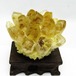 シトリン クラスター シトリンクォーツ 原石 台座付属 一点物 182-8461