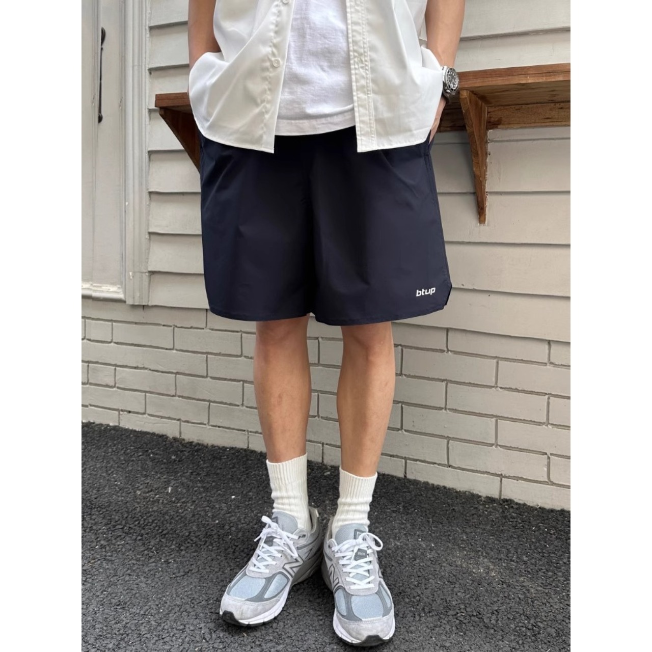 Minimal logo tech shorts 0917 - 1