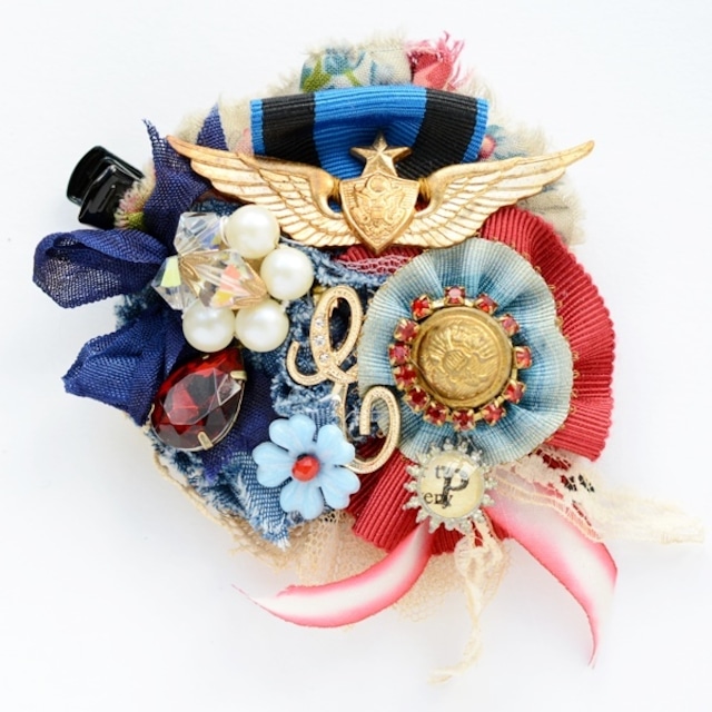 ＜3ｗay Brooch＞BR-458