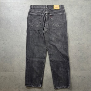 90s Levi's 550 black denim W38L32 古着