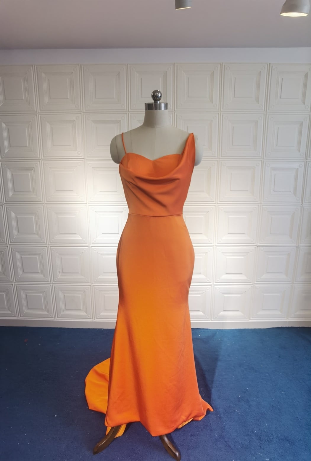 カラードレス オレンジ テラコッタ ウェディングドレス | MINLADY BRIDE