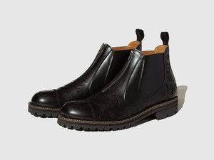 KYOU “ HUNTER" Embroidered Front-zip Hunting Boots by HARUTA”