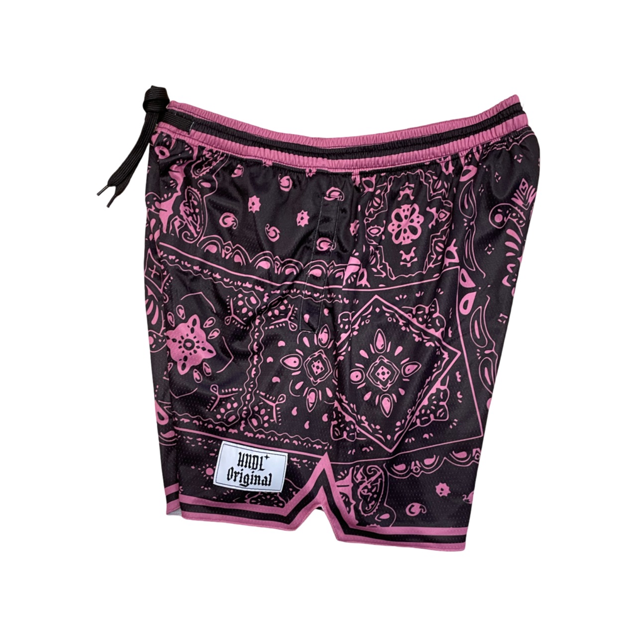 HNDL“PATCHWORK BANDANA” Mesh Shorts