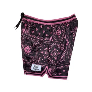 HNDL“PATCHWORK BANDANA” Mesh Shorts