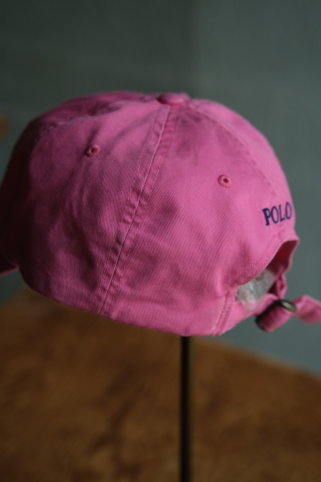 Utah/"POLO RALPH LAUREN" logo cap/pink