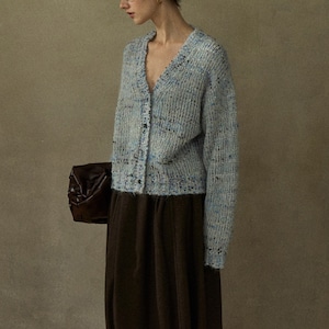 Speckled Knit Cardigan T3773