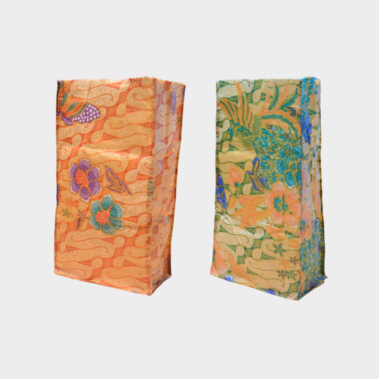 バティック柄蜜蠟バック クリーチャー