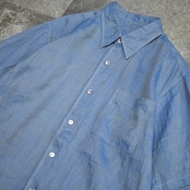 design iridescence shirt blue