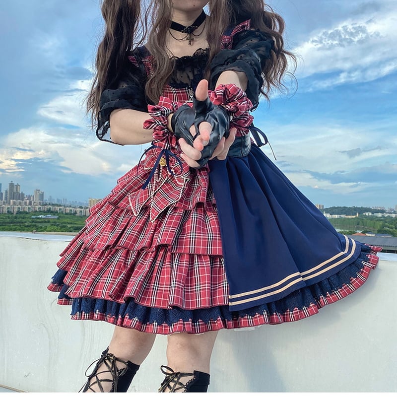 美品激レアHjellyトップス赤チェックh.naotoゴスロリミサミサ地雷系 美品激レアHjellyトップス赤チェックh.naotoゴスロリミサミサ地雷系