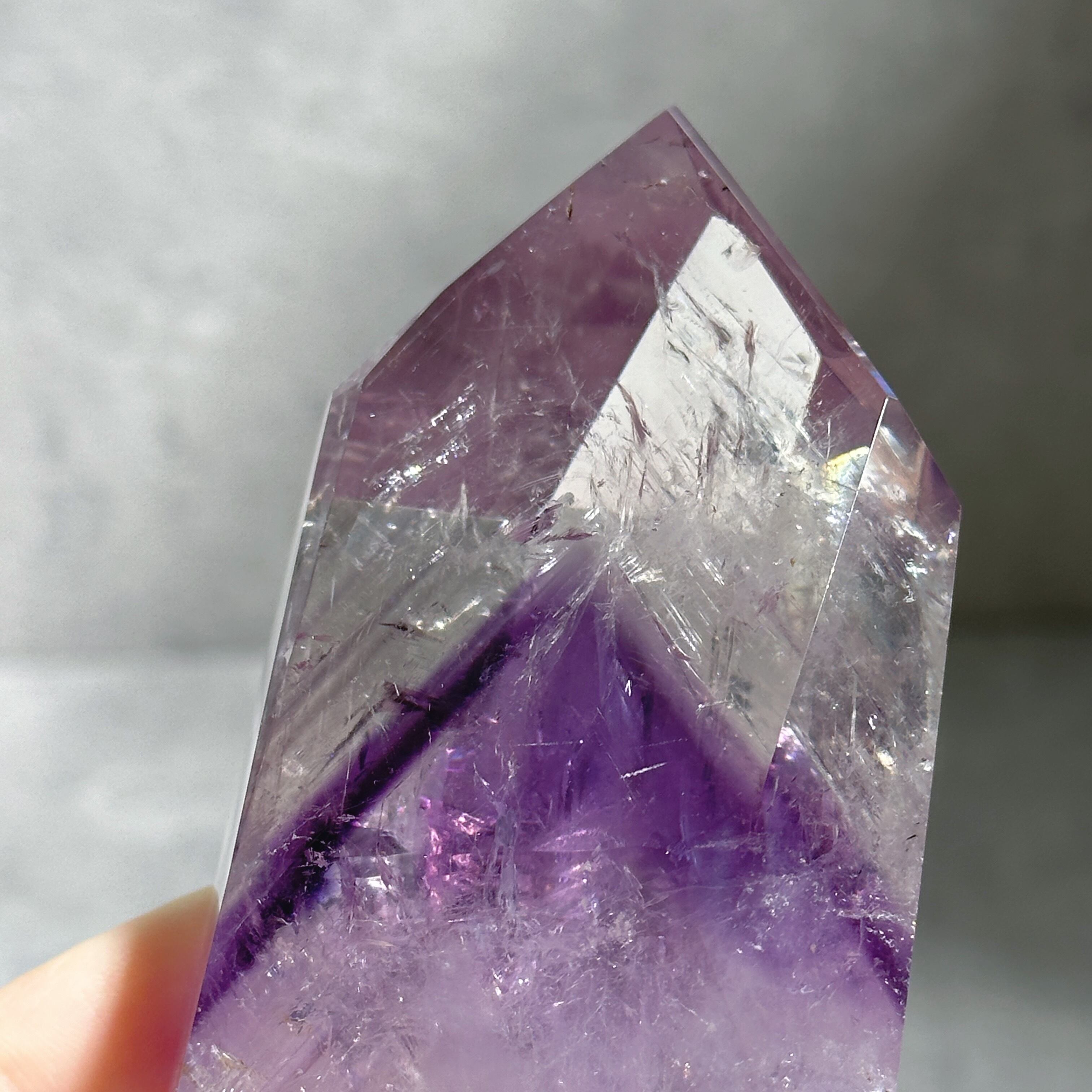 ハイクオリティ】ファントムアメジスト フリーフォーム35◇ Amethyst