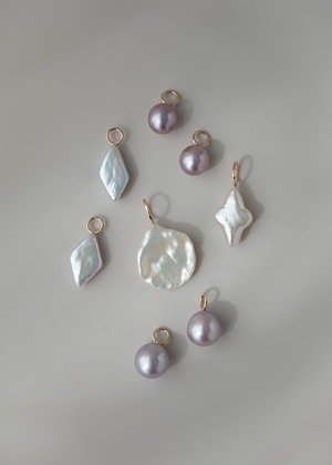 Charm -White Star Pearl-