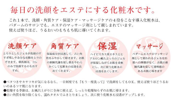 パダーム もう一度洗って 1000ml（化粧水）4560177240648 Paderm 朝