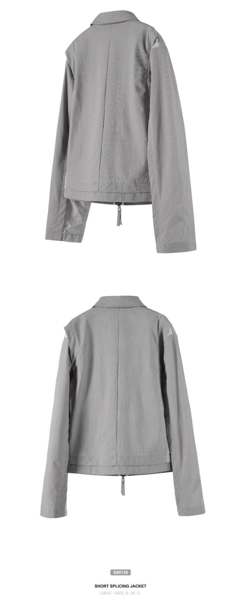 SQUD デコンストラクトショート丈レーシングジャケット | テックウェア  