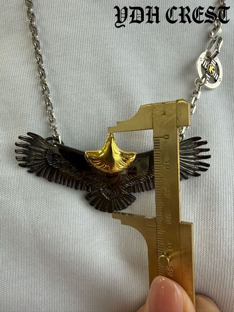 ✨GYGQ ガンメタ加工 ネイティブアメリカン イーグルネックレス 刻印