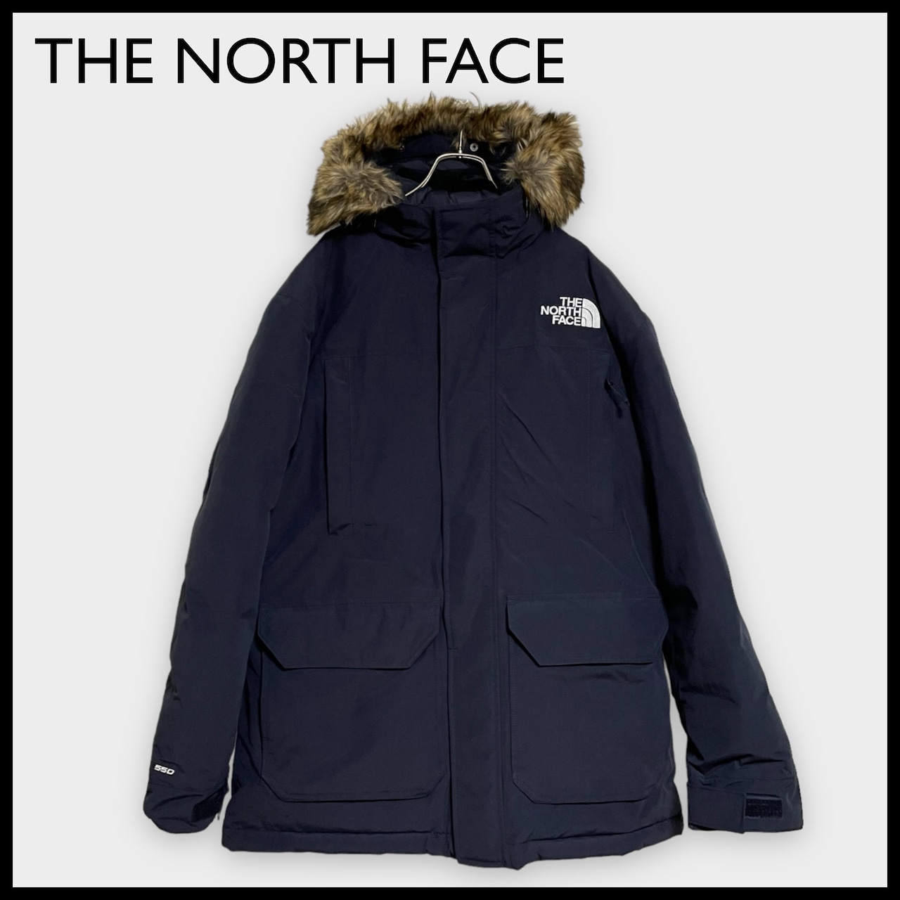 【THE NORTH FACE】美品 マクマード ダウンパーカー MCMURDO PARKA ダウンジャケット US限定モデル550フィル RDS認証グースダウン L  DRY VENT ノースフェイス US古着