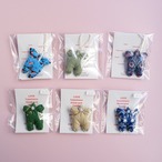 crazy quilt/お守りサイズお人形/ブローチ