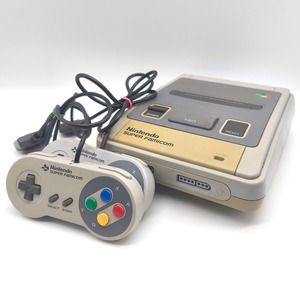 任天堂・SFC・スーパ−ファミコン本体・SHVC-001・レトロゲーム・ケーブル類なし・正常動作確認済・No.251105-20・梱包サイズ80