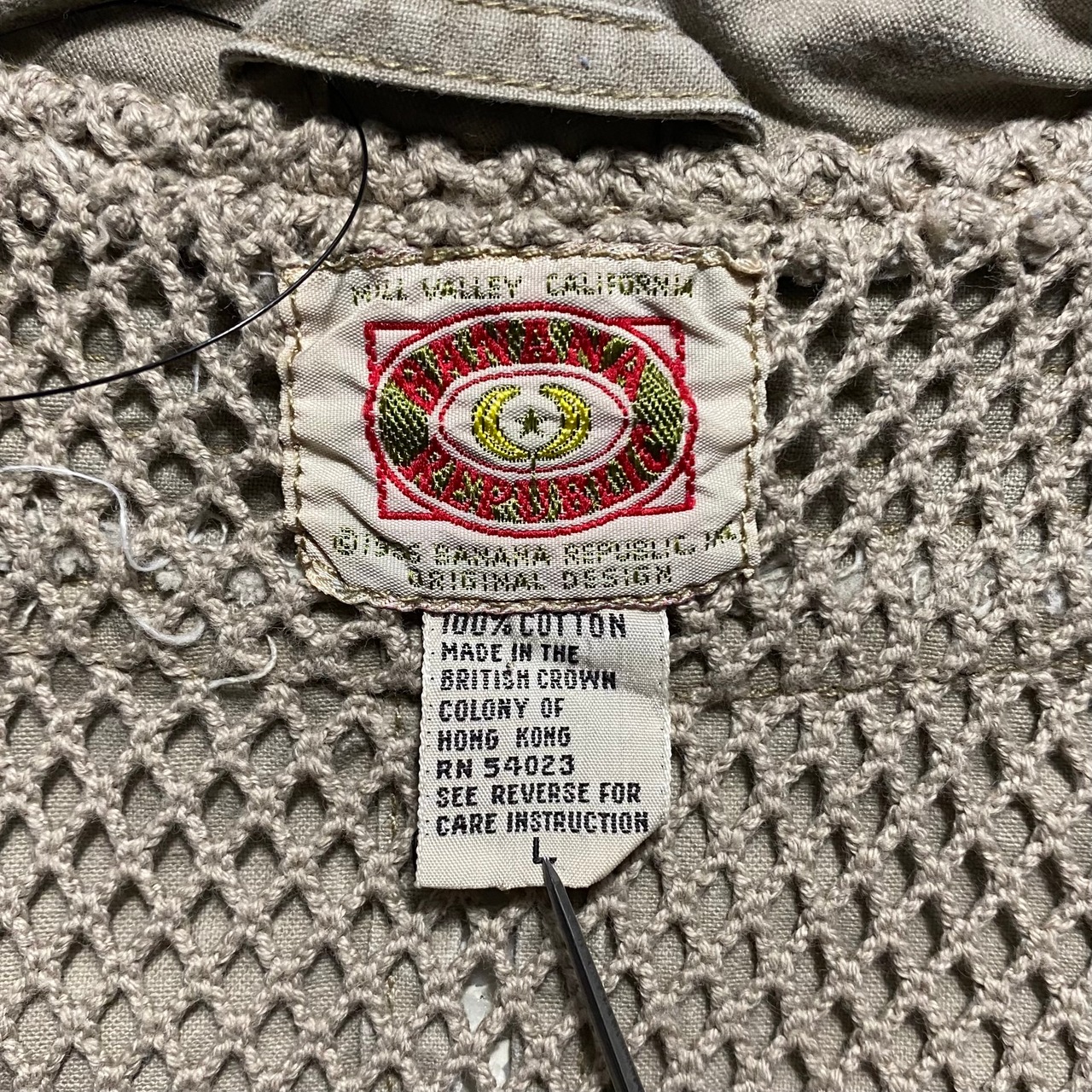 vintage 1980’s BANANA REPUBLIC fishing vest
