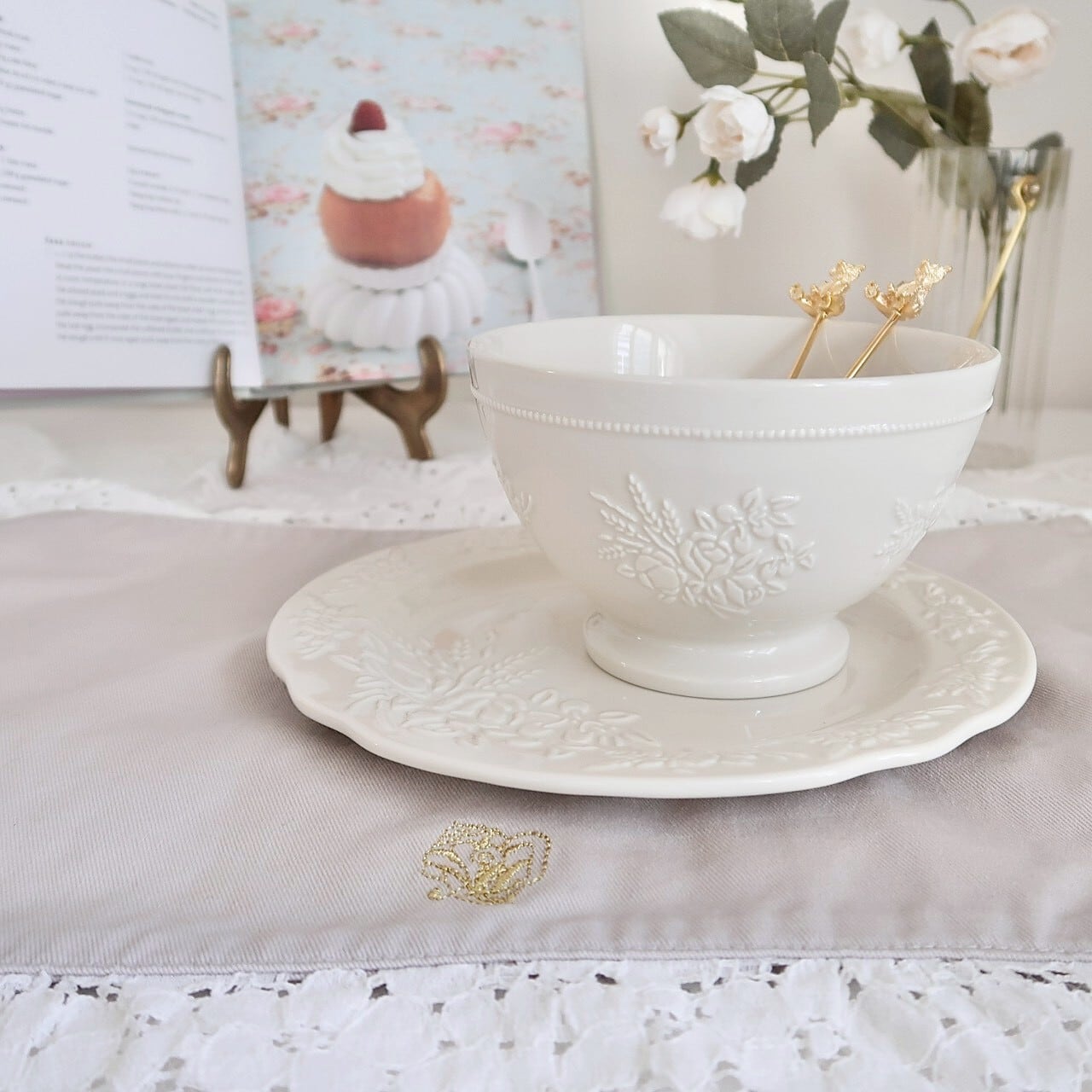 Barbotine plate / バルポティーヌ プレート 19cm | BONNE CHANCE