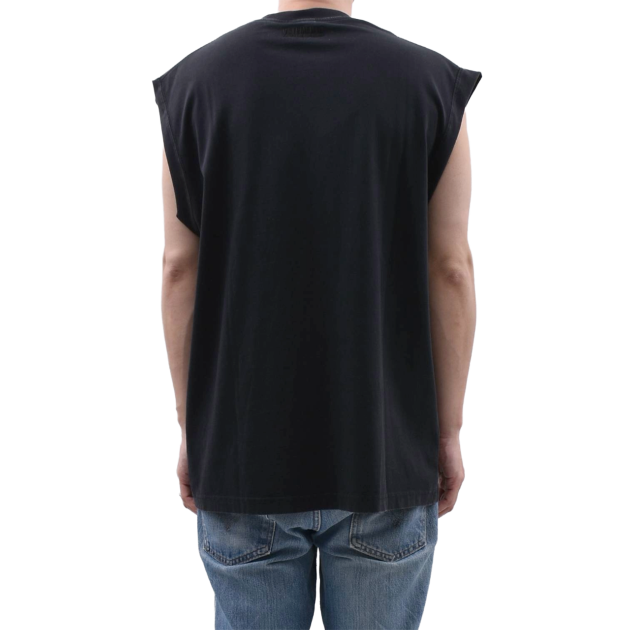 【VETEMENTS】CROSS LOGO SLEEVELESS T-SHIRT - 4