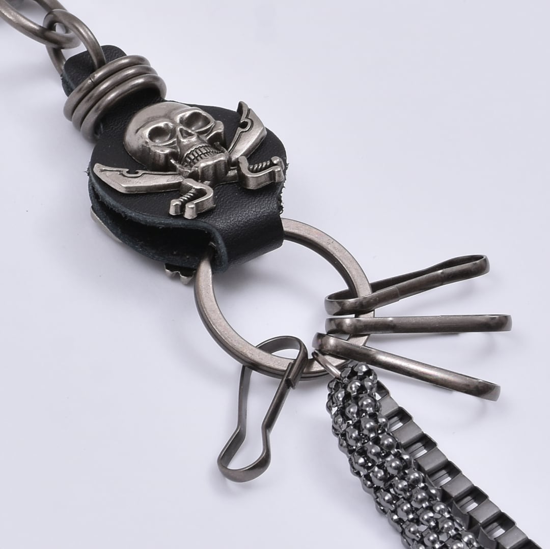 7/25新着】Skull Sword カラビナ2連ウォレットチェーン | VOLCAN&APHRODITE
