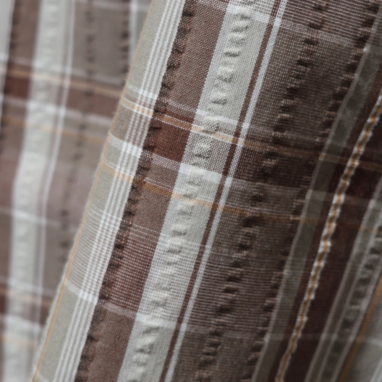 極美品 L 09年 ブラウン Puckerware Shirt Patagonia パッカーウェアシャツ パタゴニア  シアサッカー