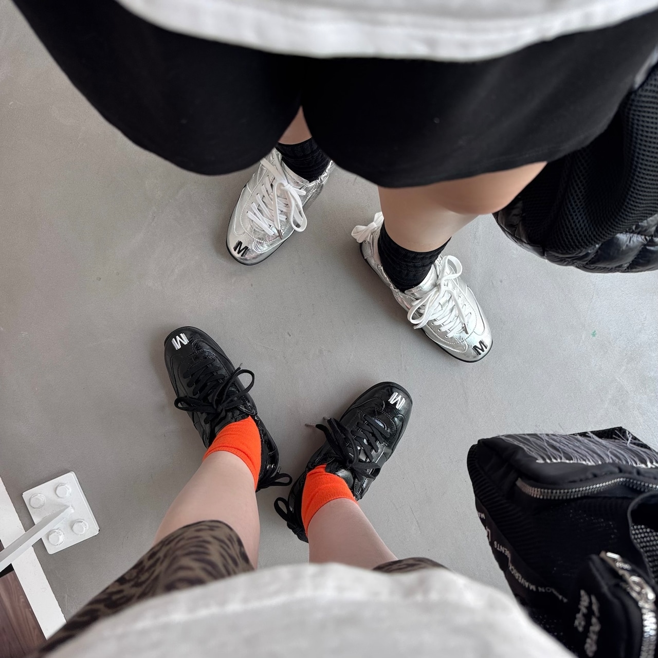 【受注予約：4月上旬入荷予定】ballerina track sneakers/black