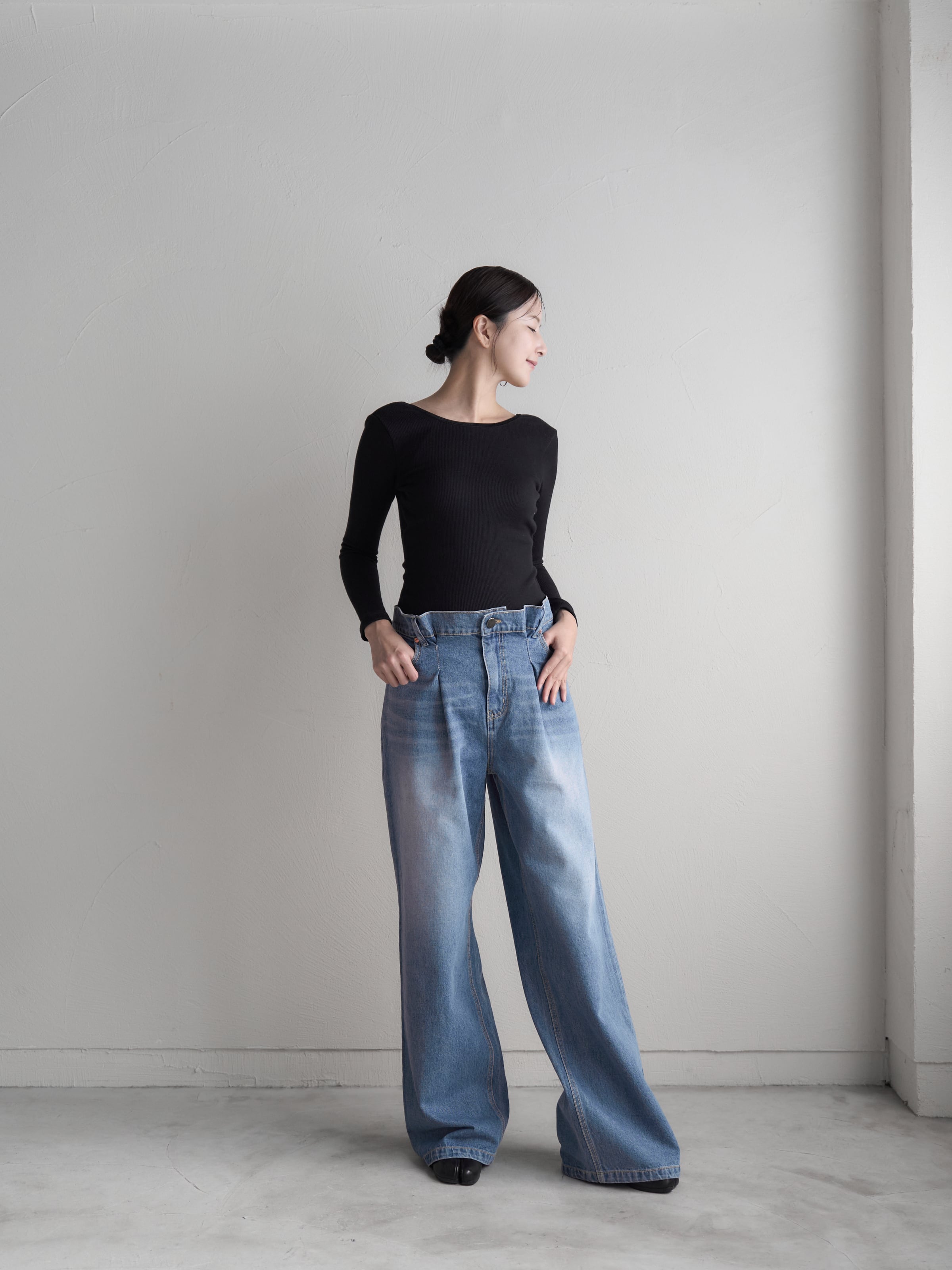 6/19Fri.20Sat.NAGOYA POPUP再販開始!!】Tucked Denim Pants タック