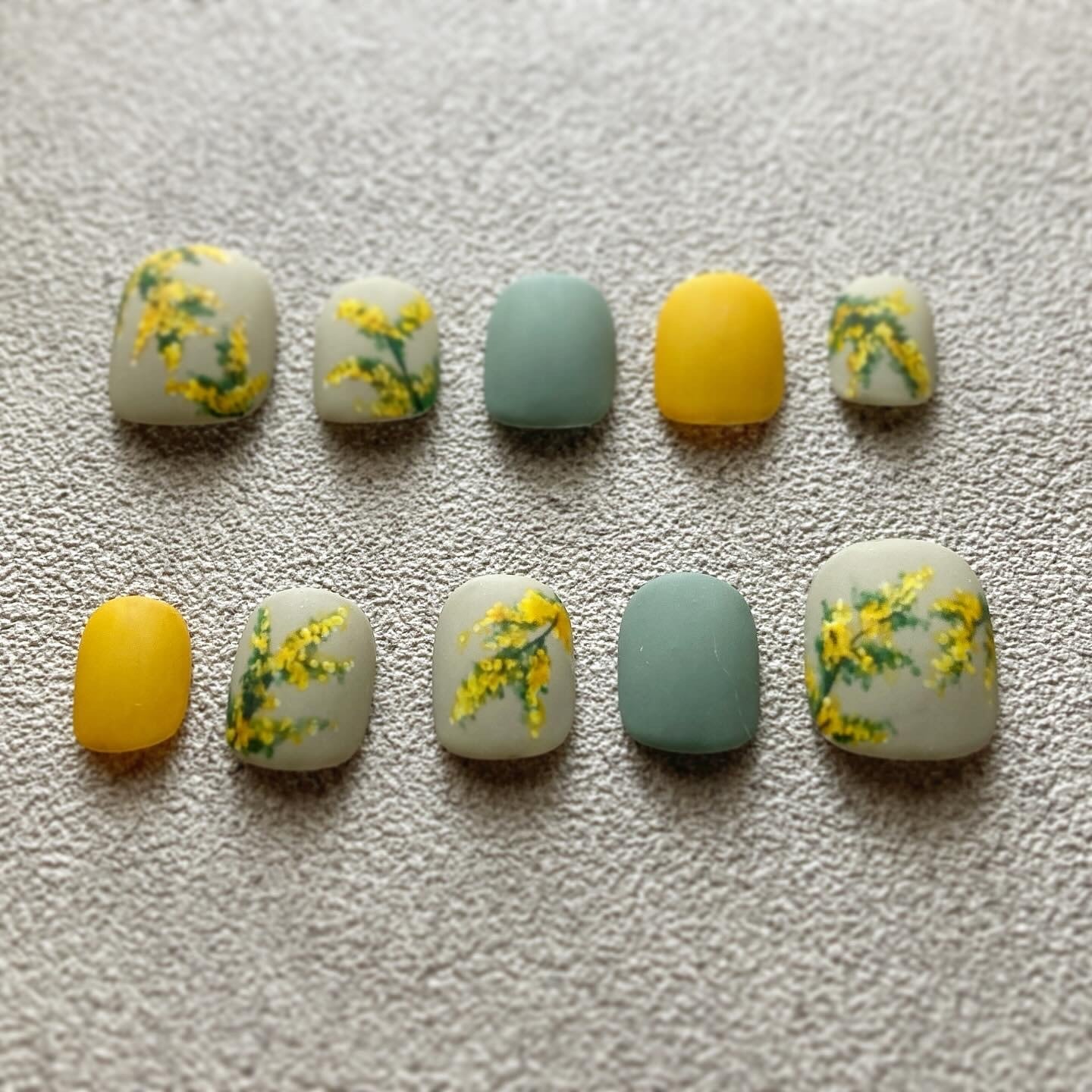 ミモザネイル : Mimosa Design Nails | MARY'S NAILS